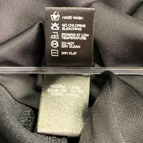 LA PERLA Size 8 Black Viscose Blend Beaded Sleeveless Long Dress - Picture 9 of 10